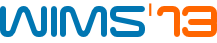Logo of WIMS 2013