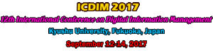 Logo of ICDIM 2017